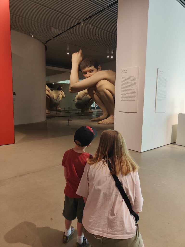 Aros art gallery with kids