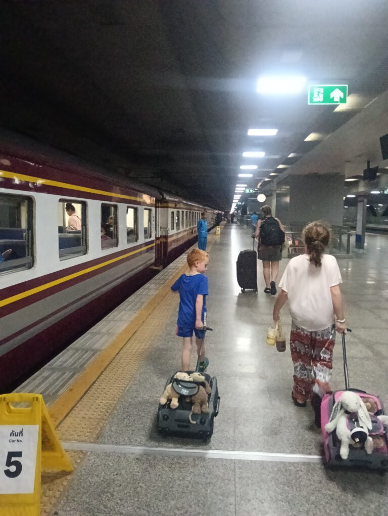 Sleeper trains with kids: our epic Bangkok to Trang journey!