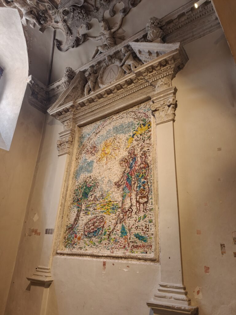 chagell mosaic in Vence