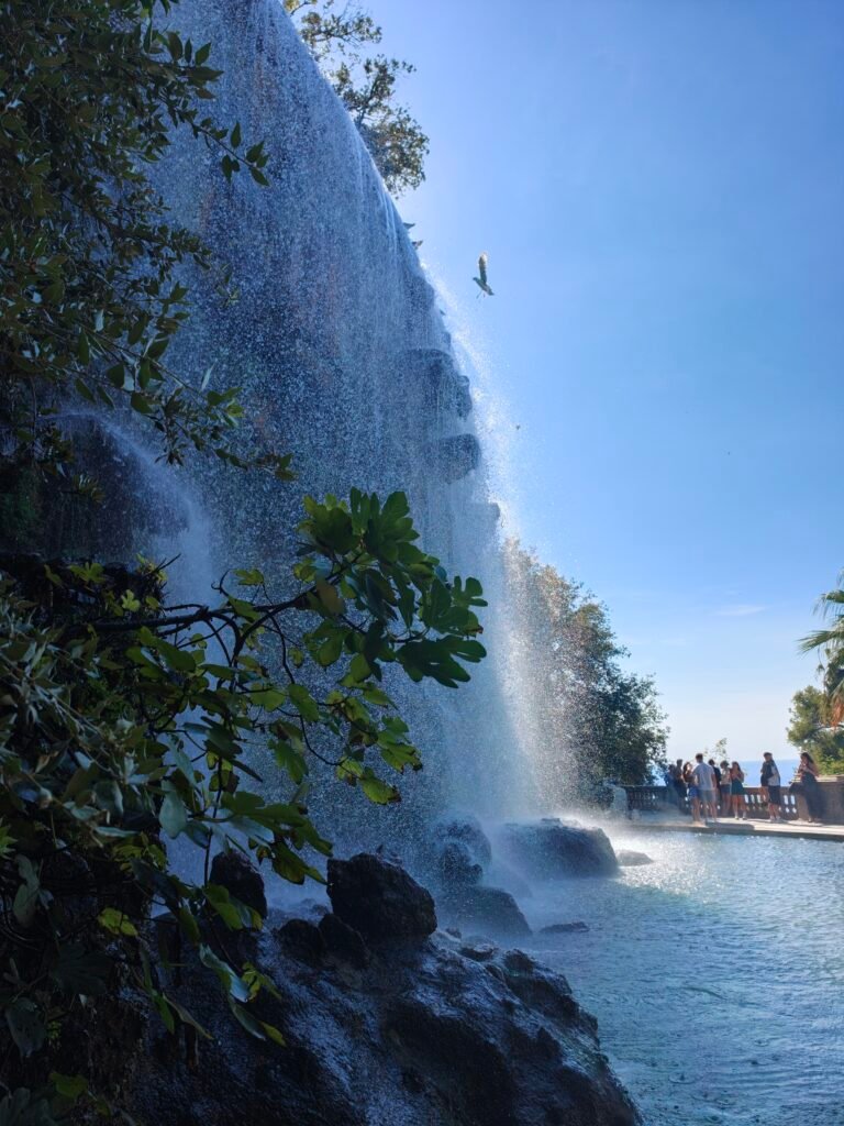 waterfall at Colline du Chateau
