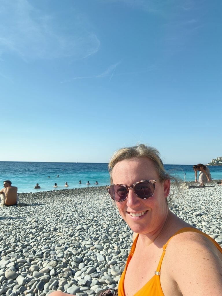 Nice beach, France